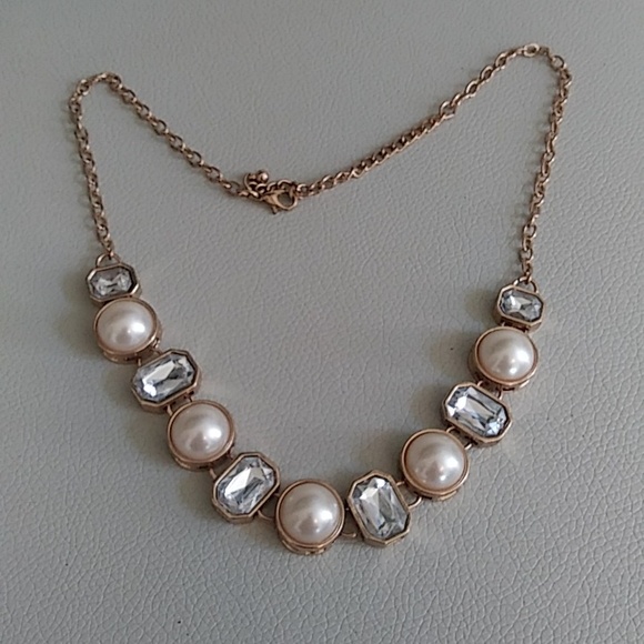 Gold Embellished Cocktail Necklace - Picture 12 of 17